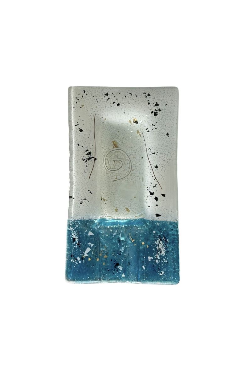 handmade glass ashtray 16×9