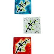 Olive plate 17×17