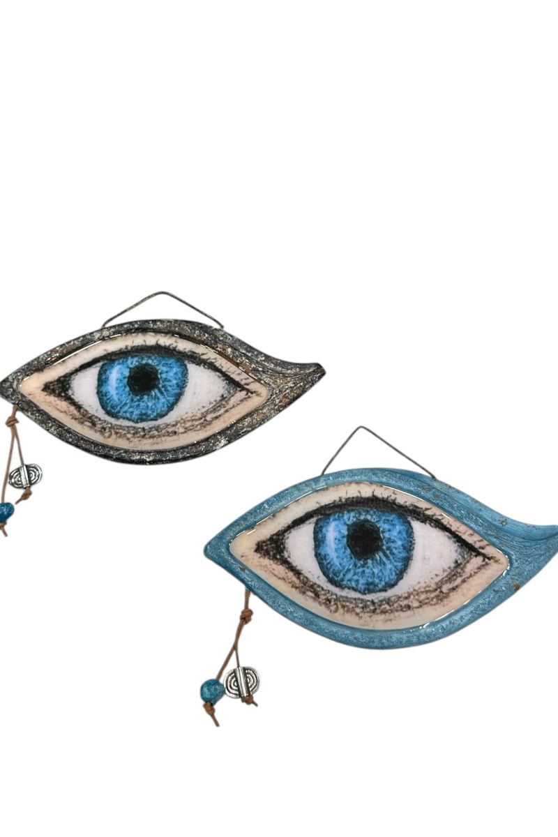 Hanging large ceramic oval eye 21×11