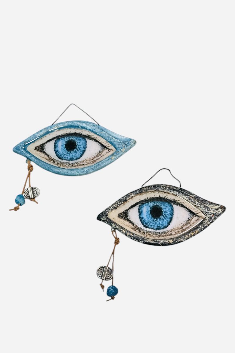 Hanging small ceramic oval eye 16×8
