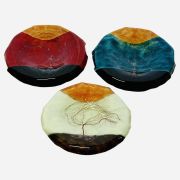 Round tree of life plate with legs F52