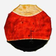 Round tree of life plate with legs F52