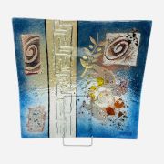 Meandros and spiral plate 35×35