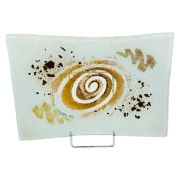 Spiral plate with metals 30×20