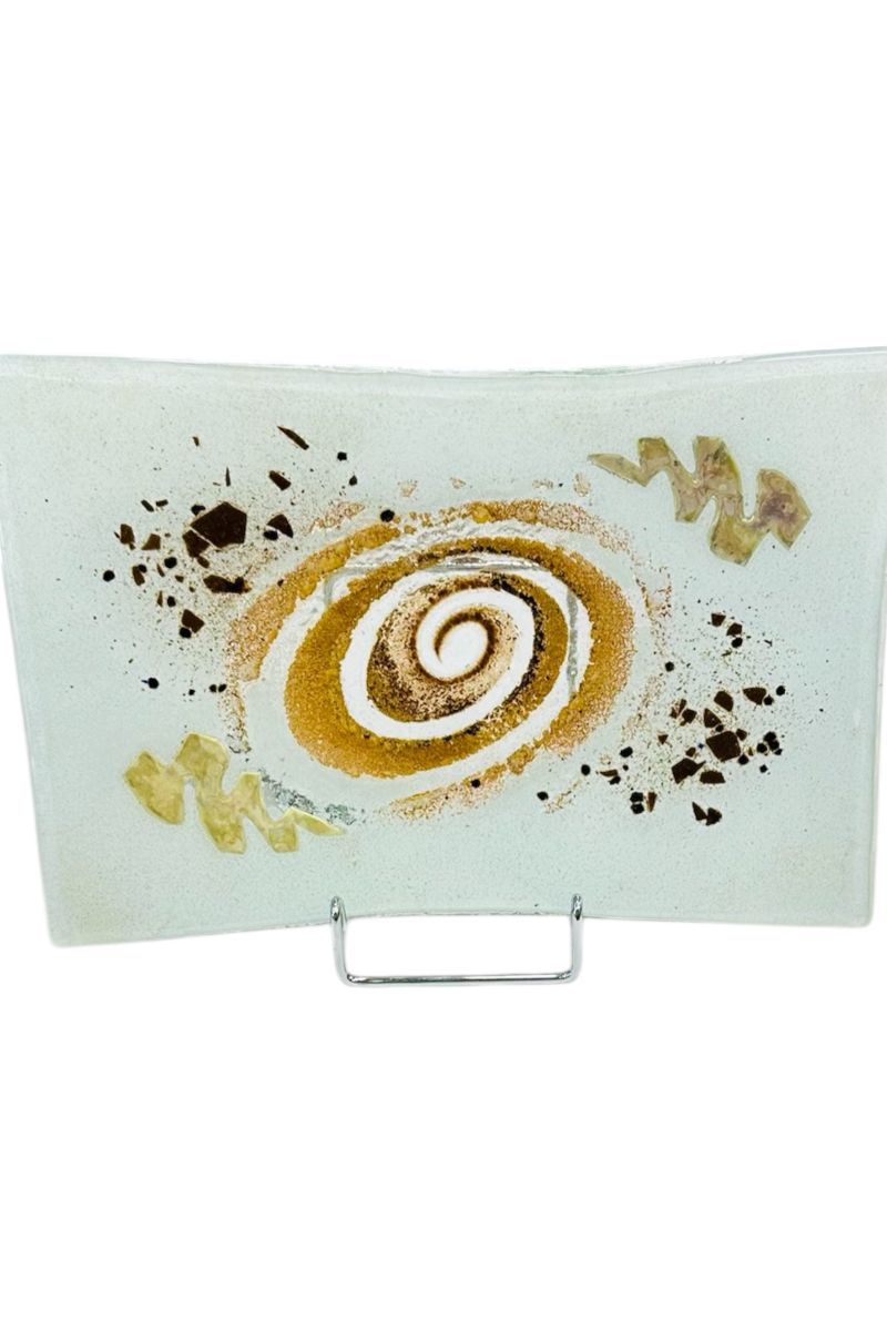 Spiral plate with metals 30×20