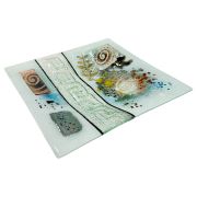 Meandros and spiral plate 35×35