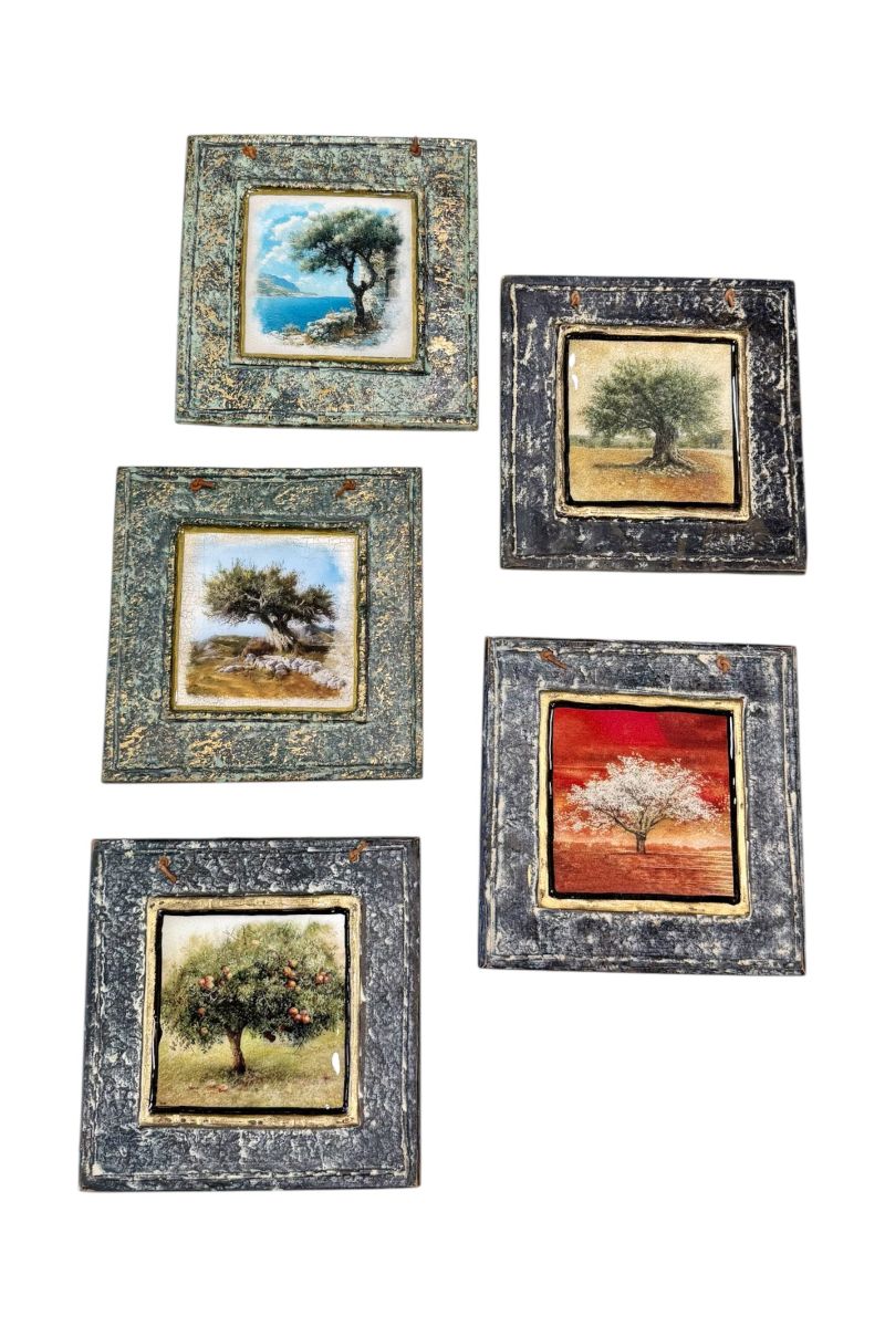 Handmade frames with trees