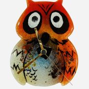 Owl clocks with metals 18×14