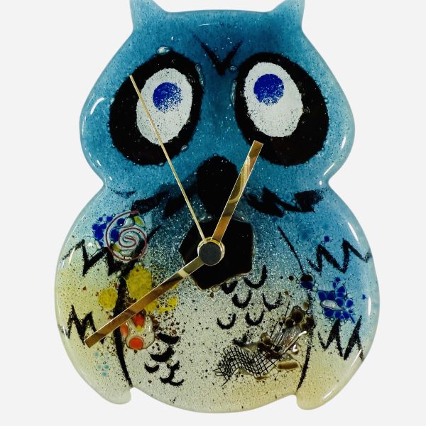 Owl clocks with metals 18×14