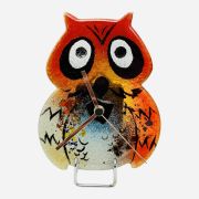 Owl clocks with metals 18×14