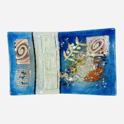 Meandros and spiral plate 30×20