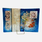 Meandros and spiral plate 30×20