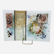 Meandros and spiral plate 30×20