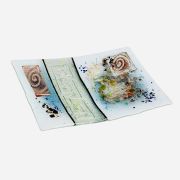 Meandros and spiral plate 30×20