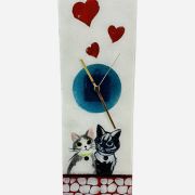 Clock with cats 45×15
