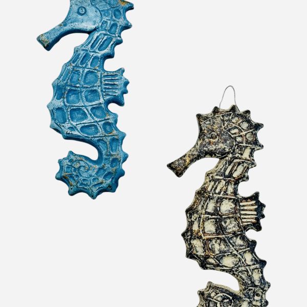 Hanging ceramic seahorce 20×7