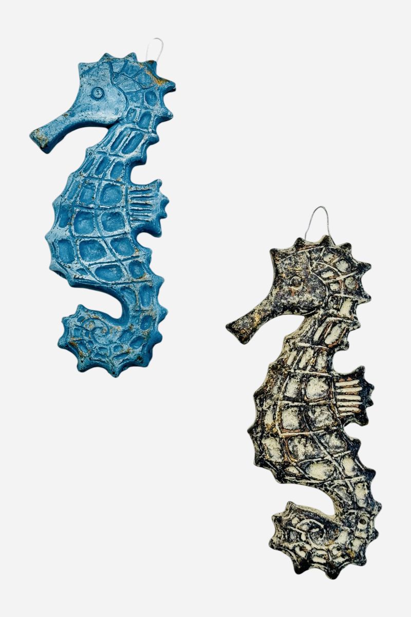 Hanging ceramic seahorce 20×7