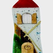 Large house clock for wall & table 37x15cm
