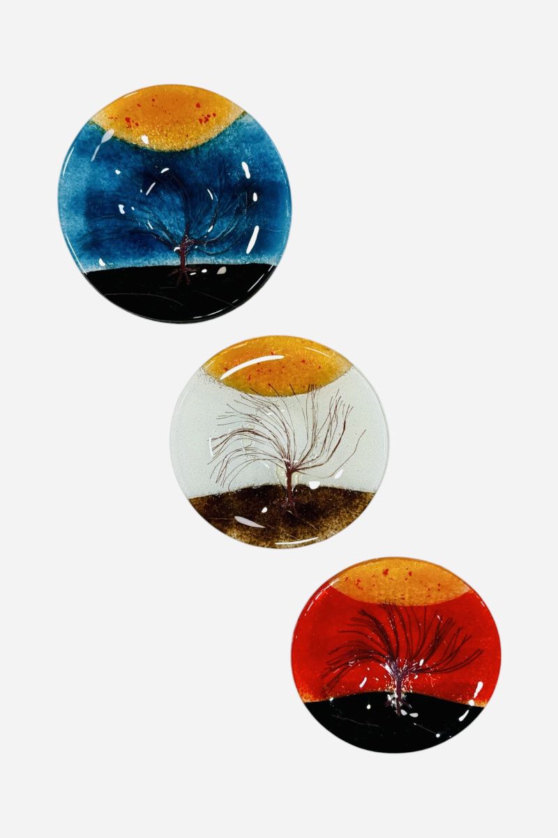 Round tree of life plate F17