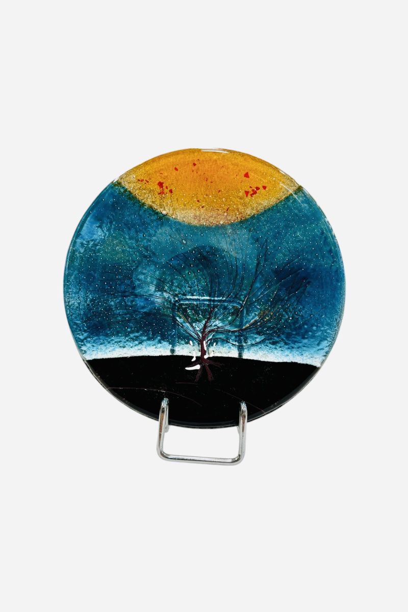 Round tree of life plate F17