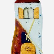 Large house clock for wall & table 37x15cm